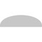 Ekena Millwork Elliptical 4 Spoke Architectural Grade PVC Pediment, 30"W x 8-1/2"H x 2"P PEDPS030X085ELL04 - alternate 5